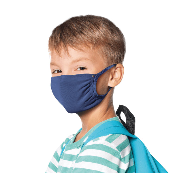 Enfant Asiatique Portant Un Masque De Protection Regardant Dehors